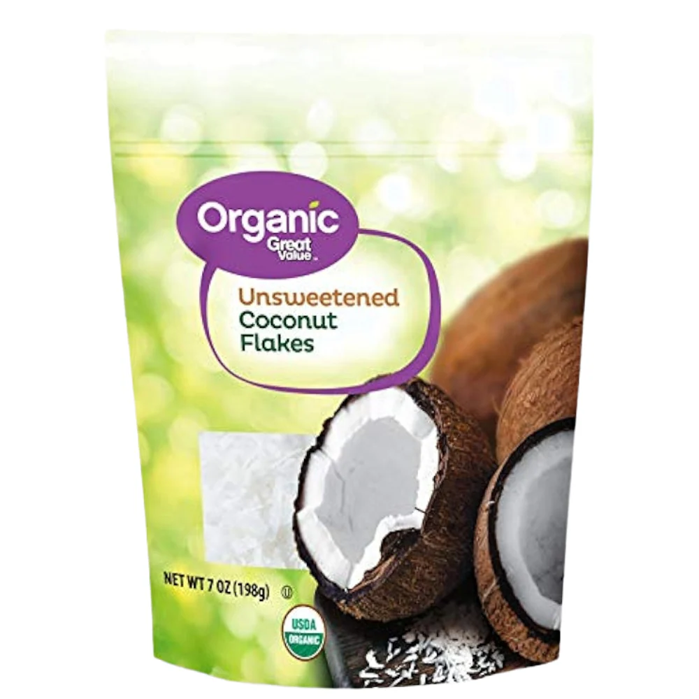 Great Value Hojuelas de Coco sin Azúcar 198gr