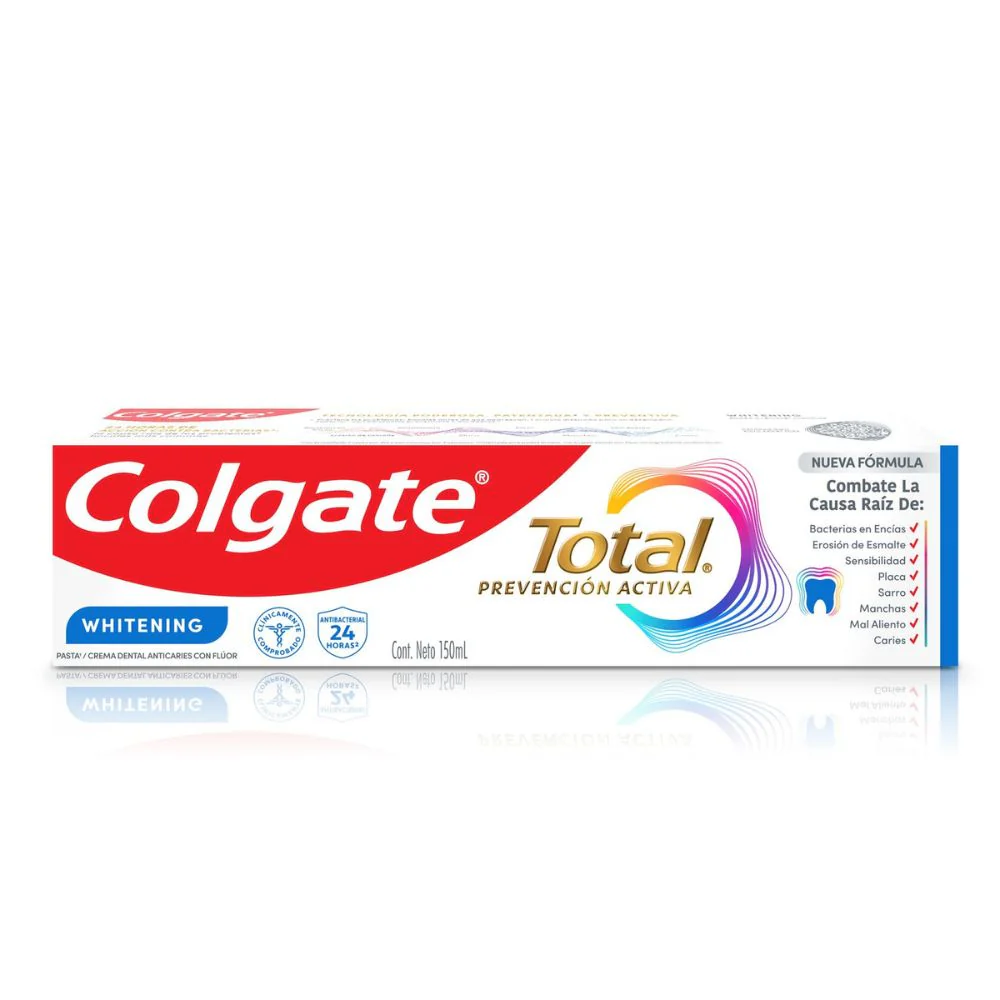 Colgate Crema Dental Total Active Prevention Whitening 24H 170g