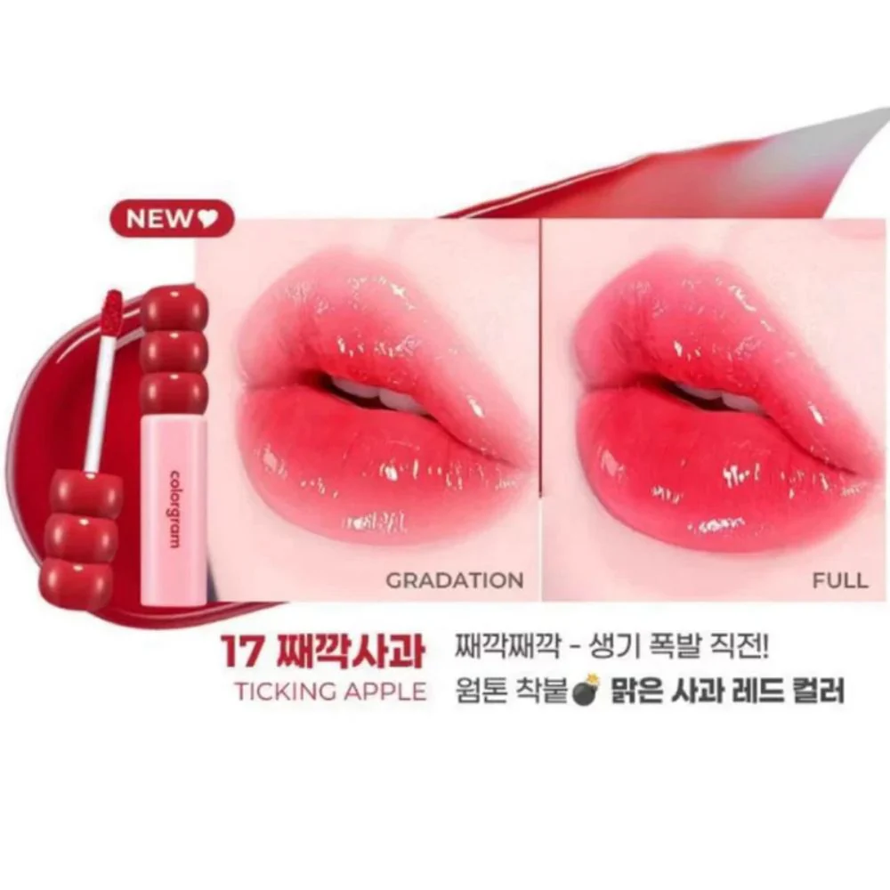 Colorgram Fruity Glass Titnt Red Bomb 17 Ticking Apple 3g - Image 2