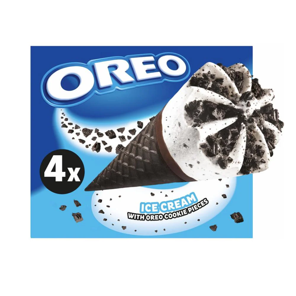 Helados Oreo 4 Barquillas Con Oreo Cookies