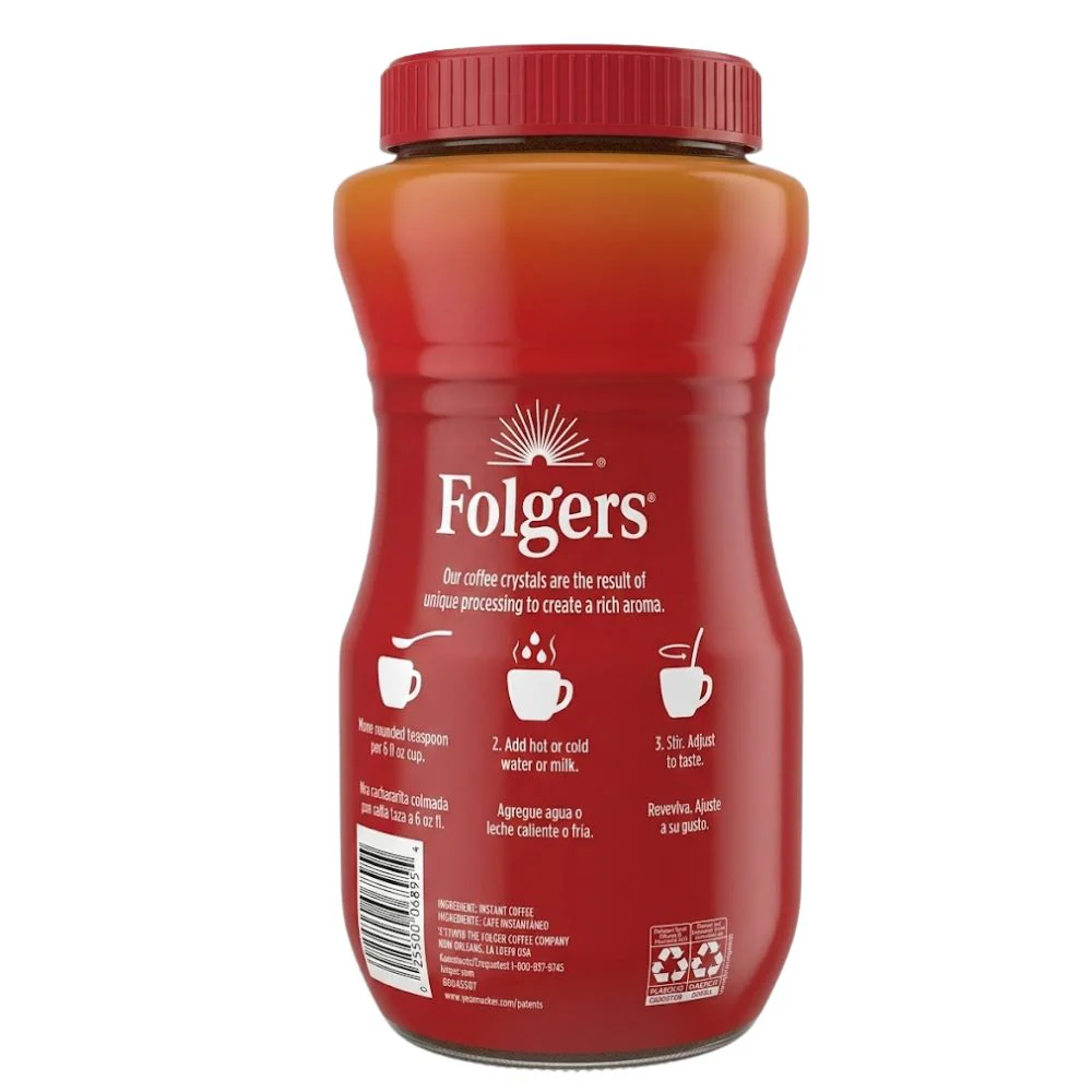 Cafe Instantaneo Folgers Classic Roast Crystals 453 gr - Image 2