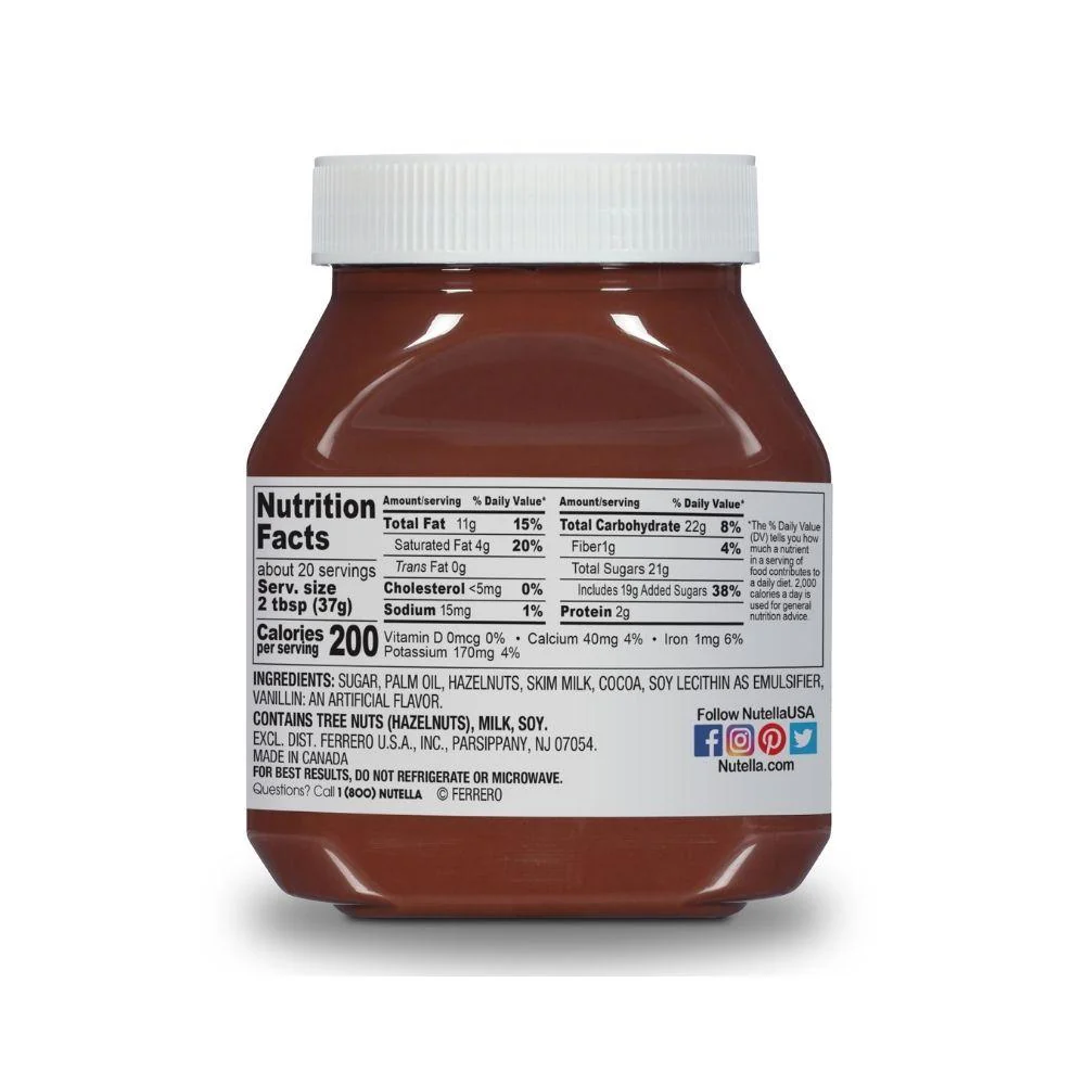 Nutella Ferrero 750 gr - Image 2