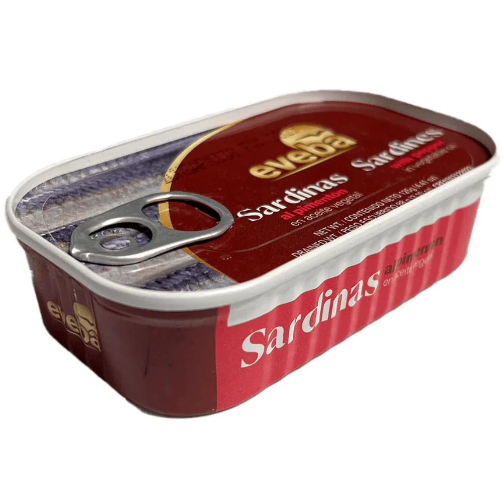 Sardinas Eveba Al Pimenton en Aceite Vegetal 125g - Image 4