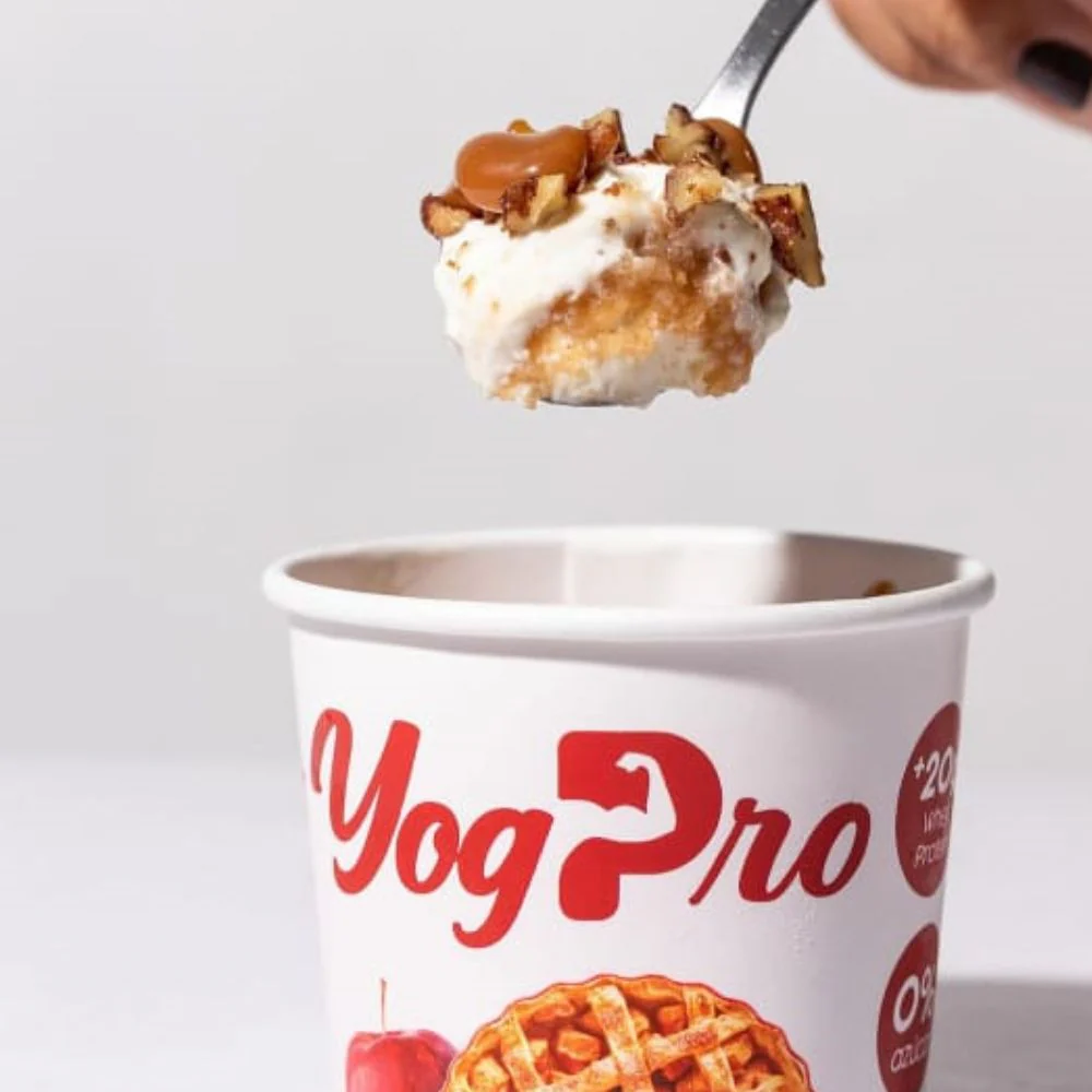 Yogurt Griego Yog Pro Descremado- Deslactosado Pie de Manzana 150g - Image 2