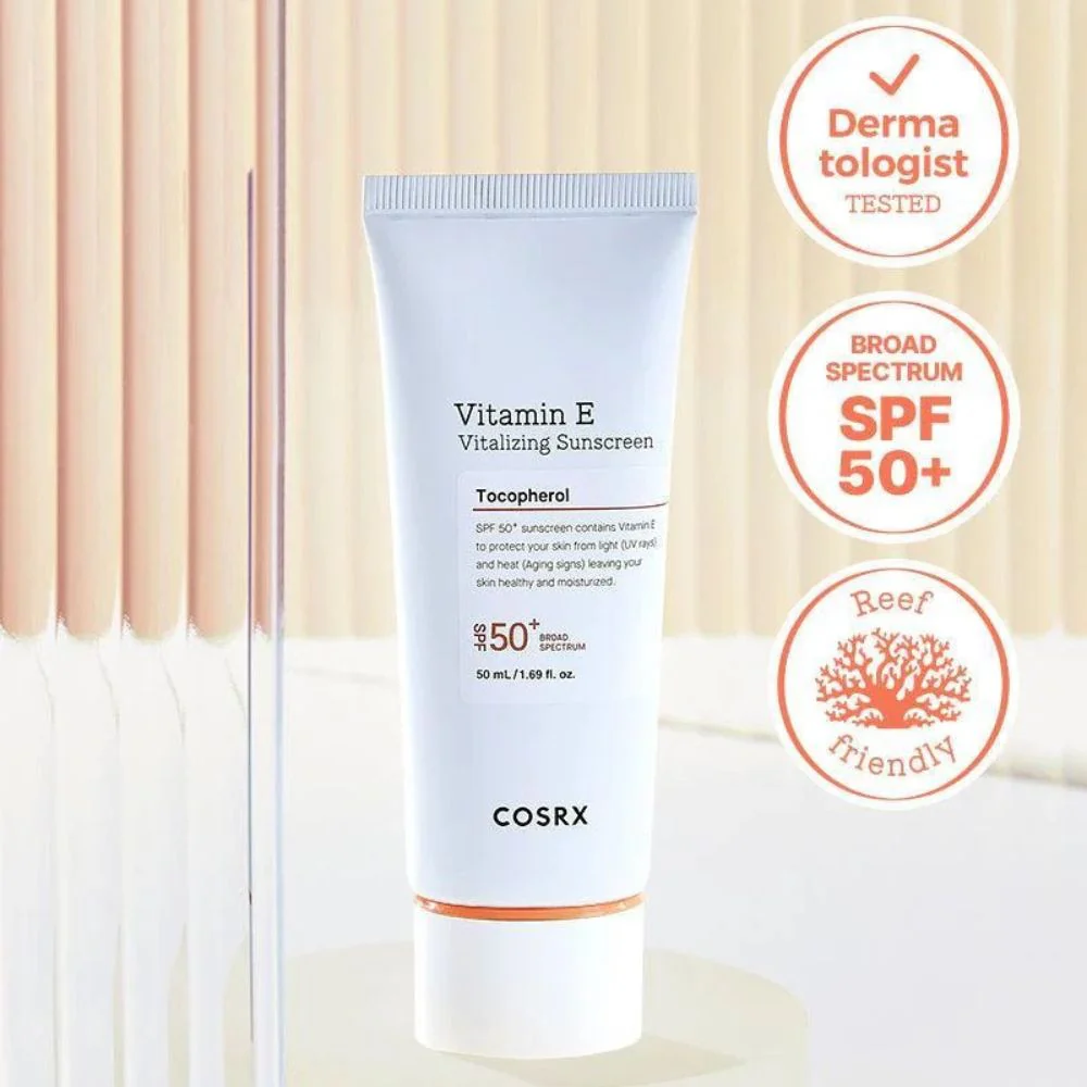 COSRX Vitamin E Vitalizing Sunscreen Tocopherol 50 SPF 50ml - Image 2