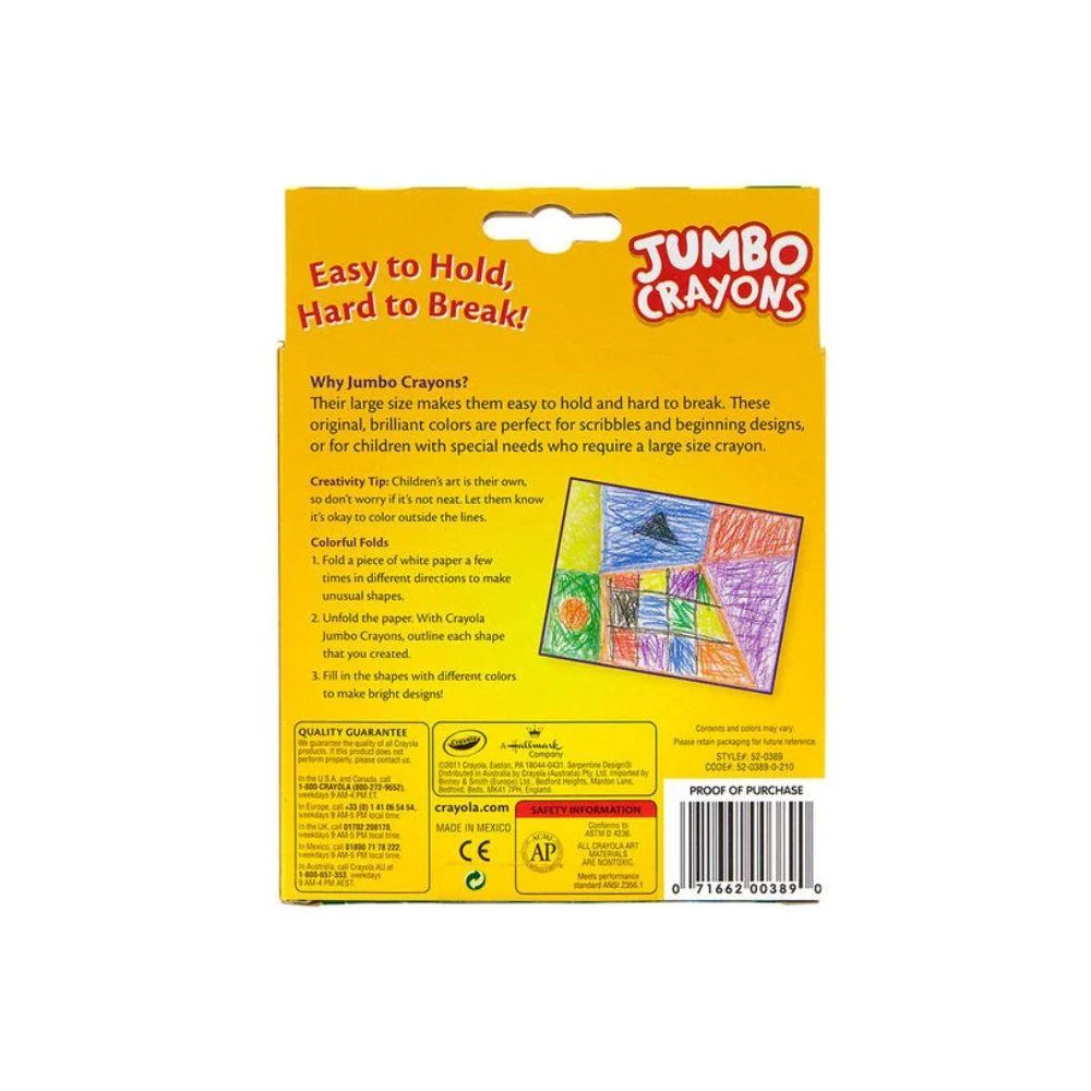 Crayola Creyones Jumbo 8 Piezas - Image 4