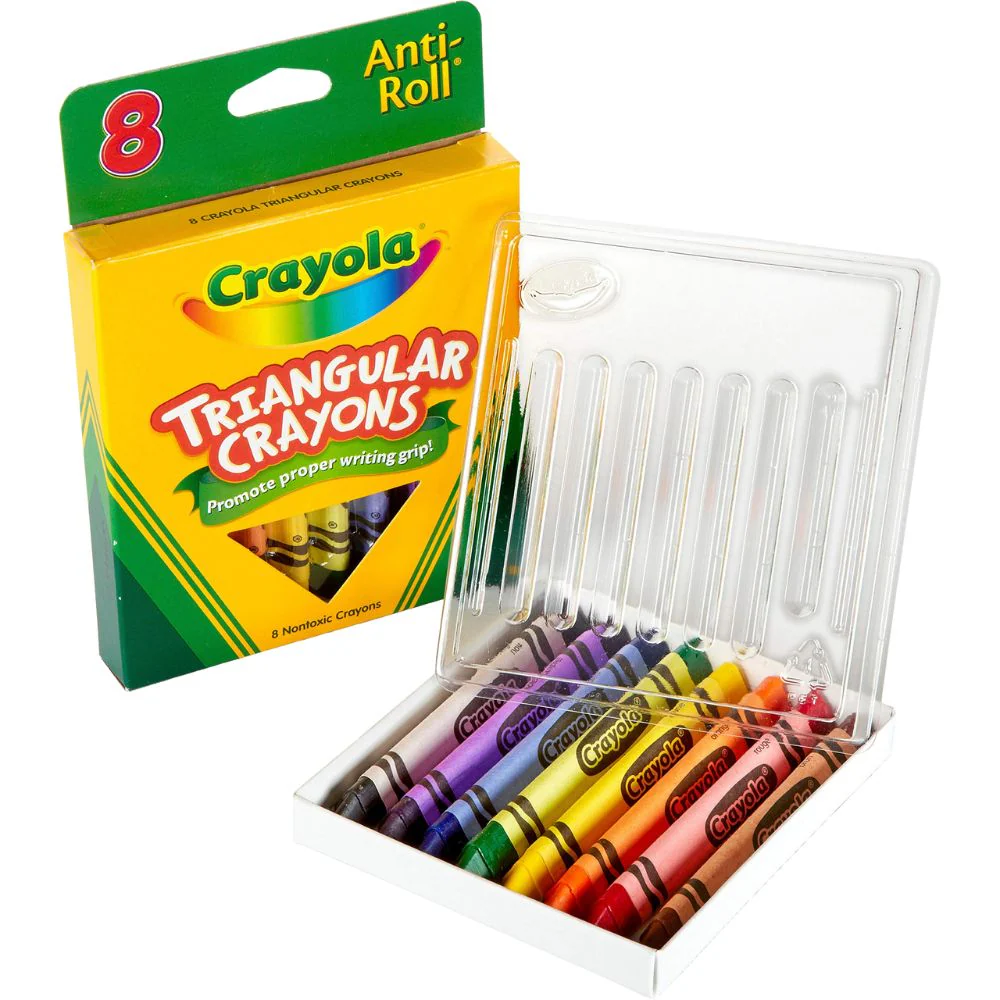 Crayola Creyones Triangulares 8 Und - Image 2