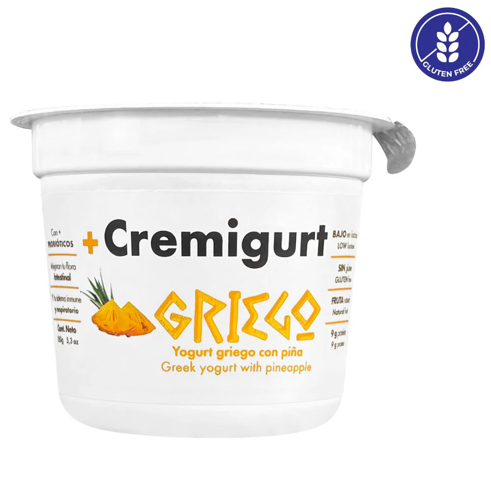 Cremigurt Yogurt Griego de Piña 150gr