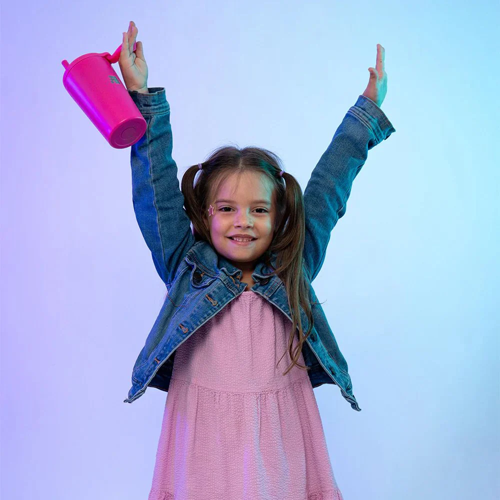 Cubitt Kids Cup Hot Pink - Image 3