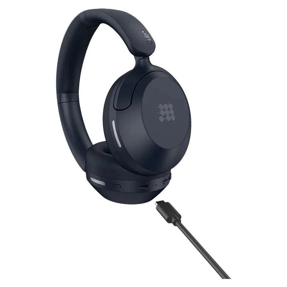 Cubitt Power Headphones Hybrid ANC Navy Blue - Image 4