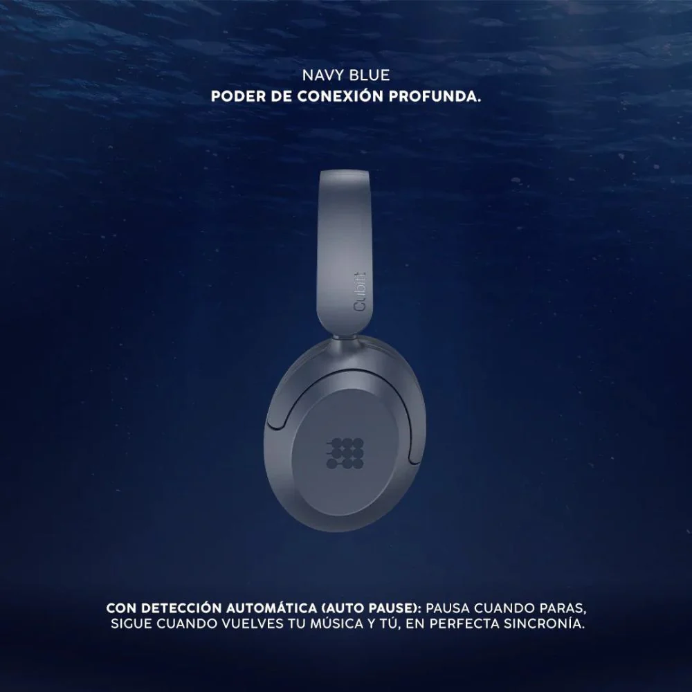 Cubitt Power Headphones Hybrid ANC Navy Blue - Image 5