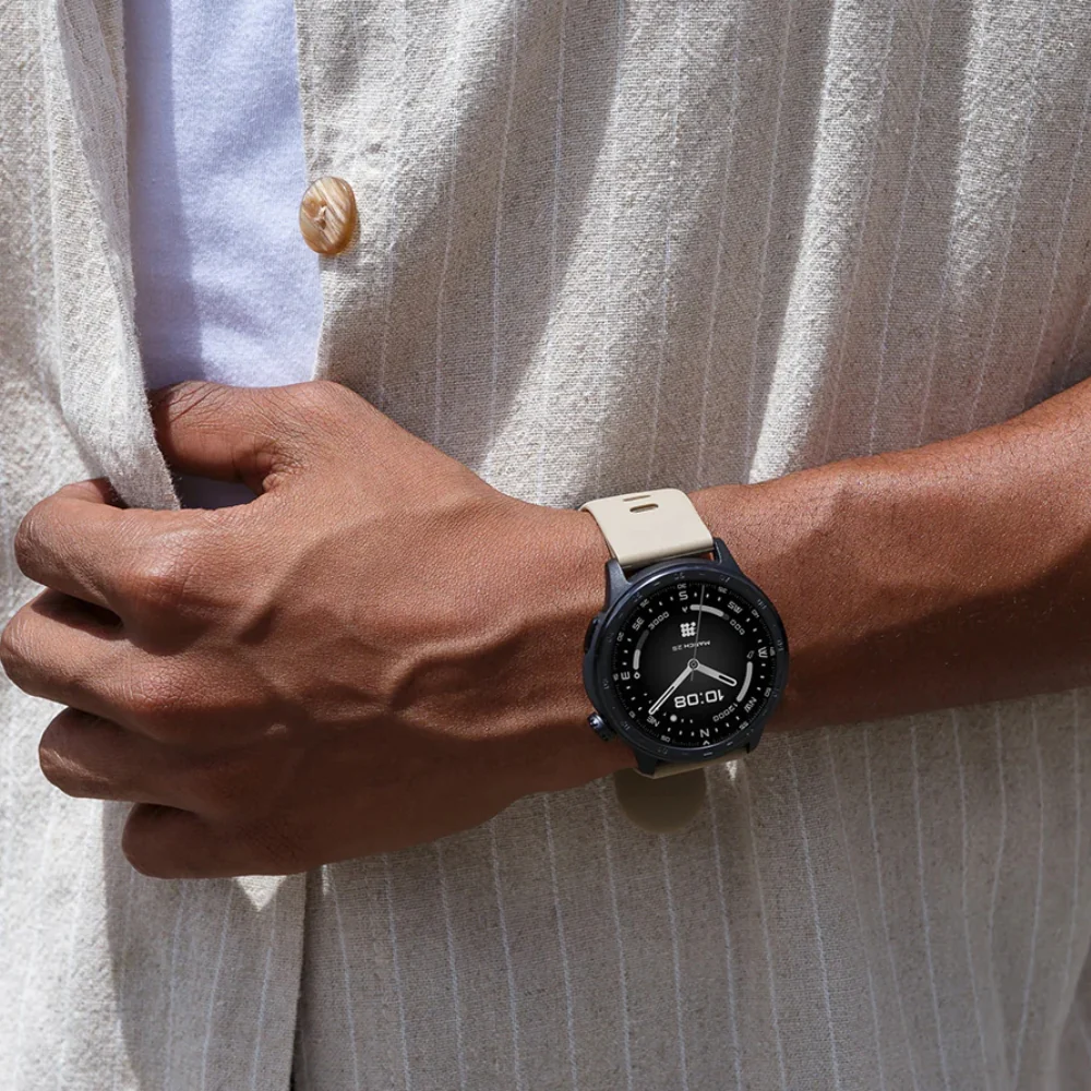 Cubitt Reloj Aura 2 Con Bluetooth, GPS, VITA AI y Salud Mocha Brown - Image 4