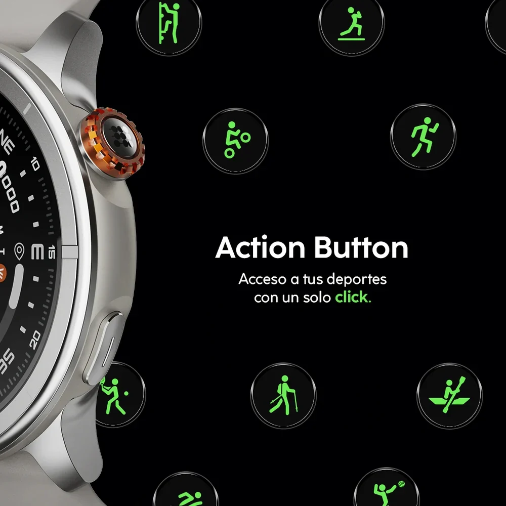 Cubitt Reloj Aura Pro 2 Con Bluetooth, GPS, IA Coach y Salud Wolf Gray - Image 6