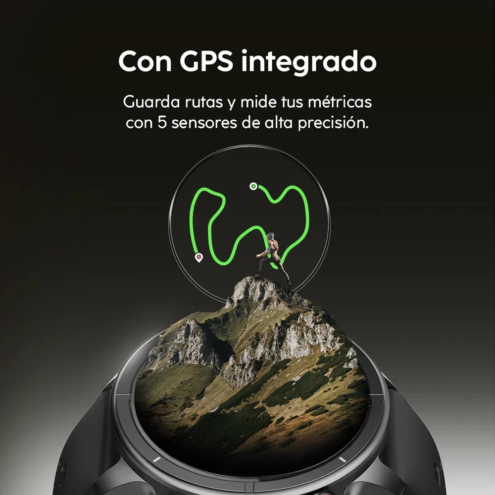 Cubitt Reloj Aura Pro 2 Con Bluetooth, GPS, IA Coach y Salud Wolf Gray - Image 7