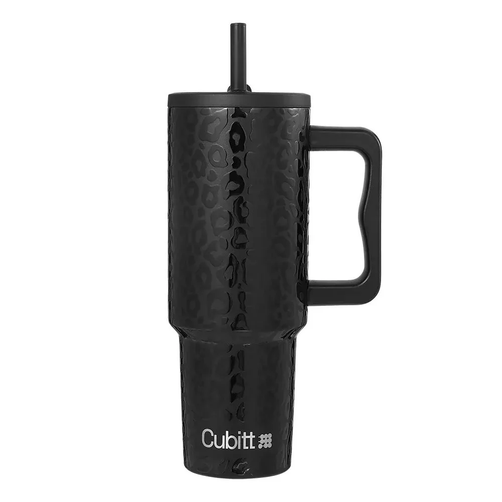 Cubitt Termo Tumbler Spill-Free Black Cheeta - Image 2