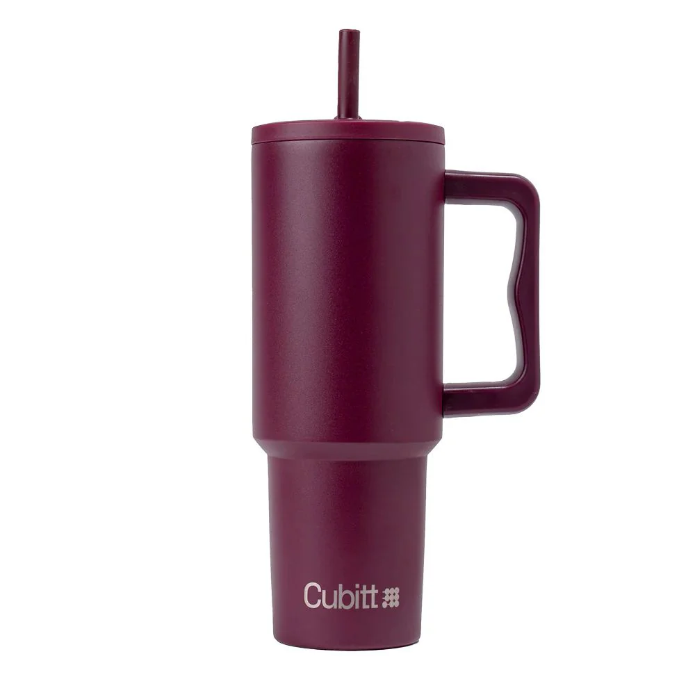 Cubitt Termo Tumbler Spill-Free Deep Burgundy - Image 2