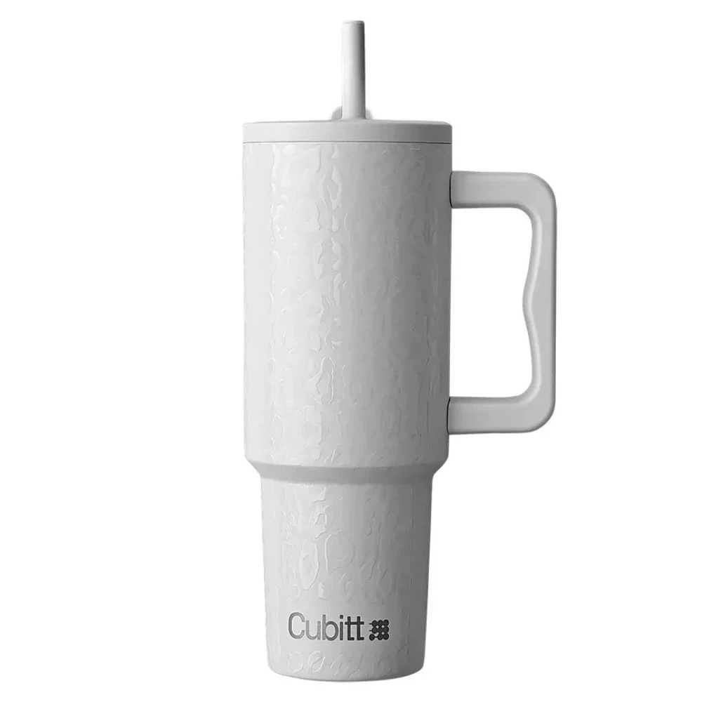 Cubitt Termo Tumbler Spill-Free White Cheetah - Image 2