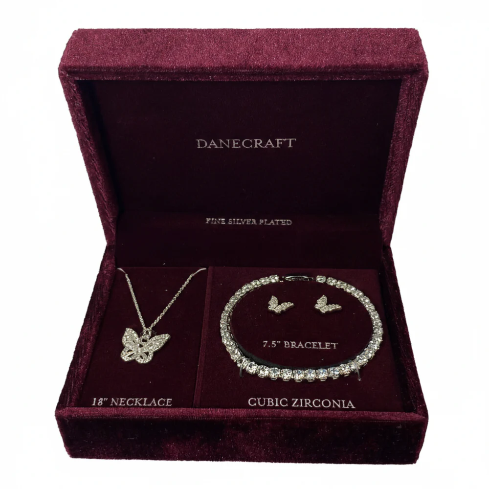 Danecraft Set De Accesorios Mariposa Cubic Zirconia - Image 4