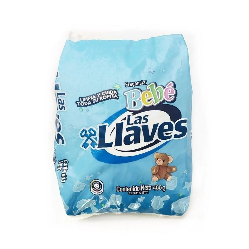 Detergente Las Llaves Bebe Nacional 400gr