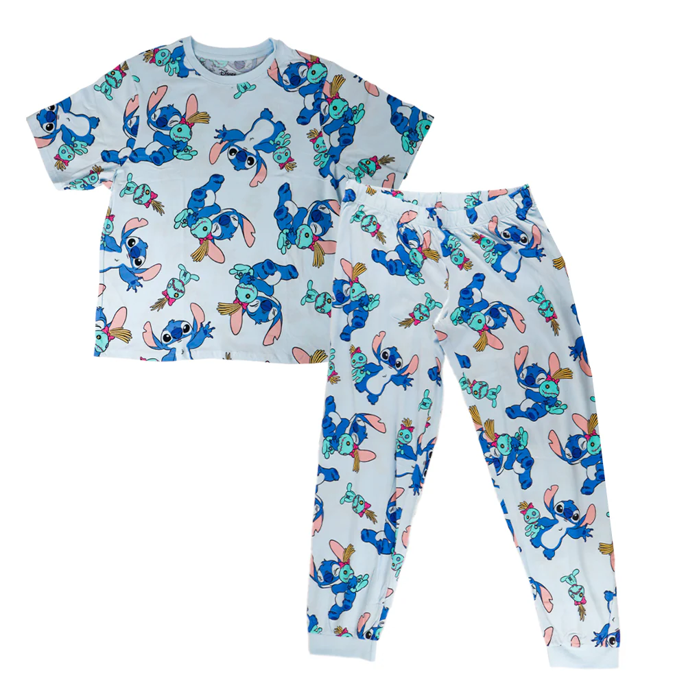 Disney Lilo & Stitch Tee & Cuffed Leg Pijama Set - Image 2