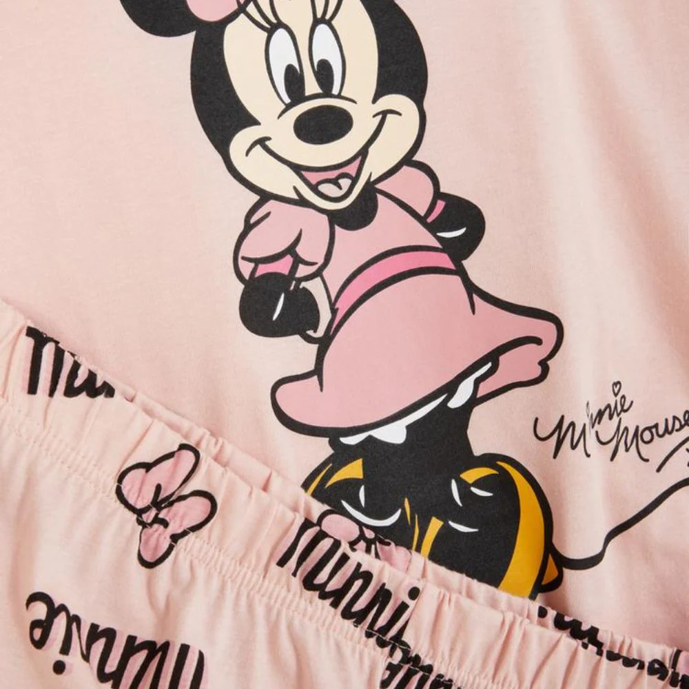 Disney Minie Mouse Tee & Short Pijama Set - Image 3