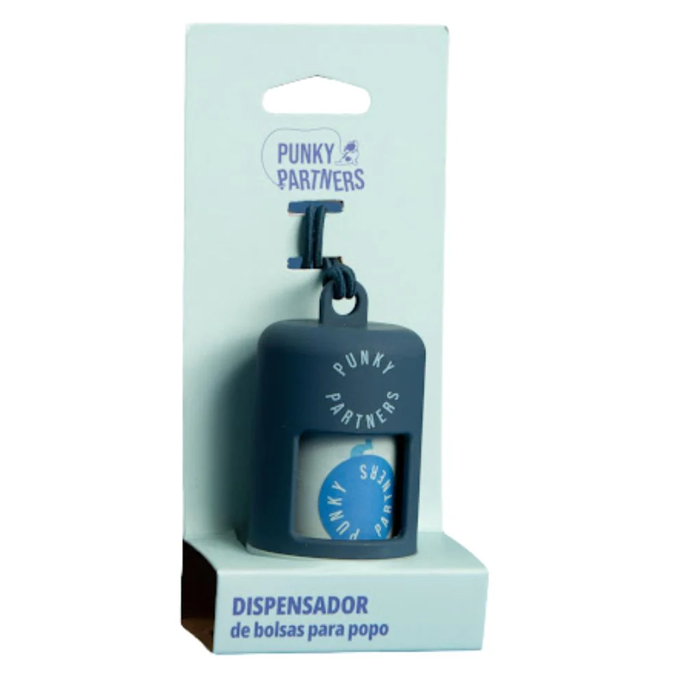 Dispensador de Bolsas Para Popo Punky Partners Azul Oscuro