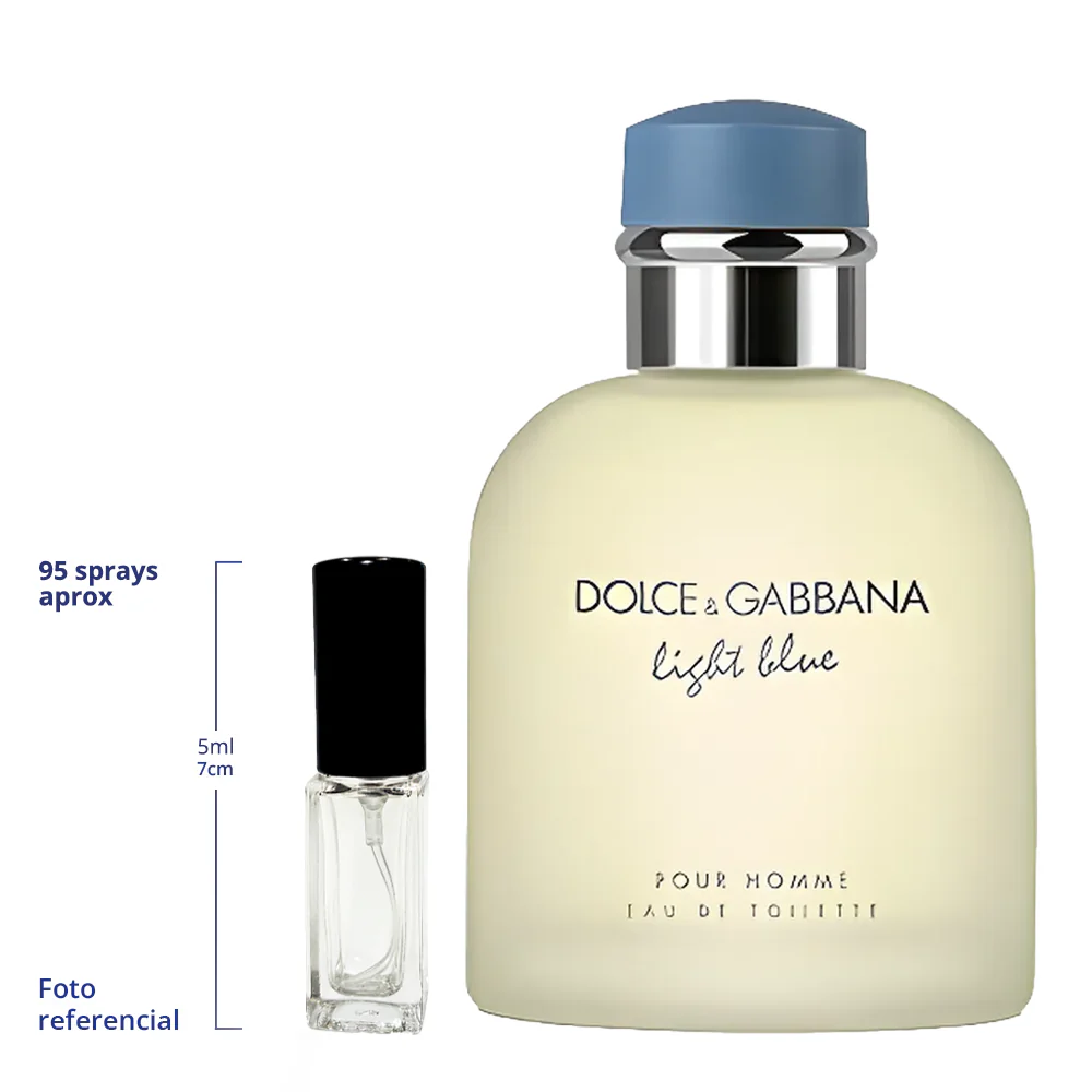 Dolce & Gabbana Light Blue Decant Travel Size Eau De Toilette For Men