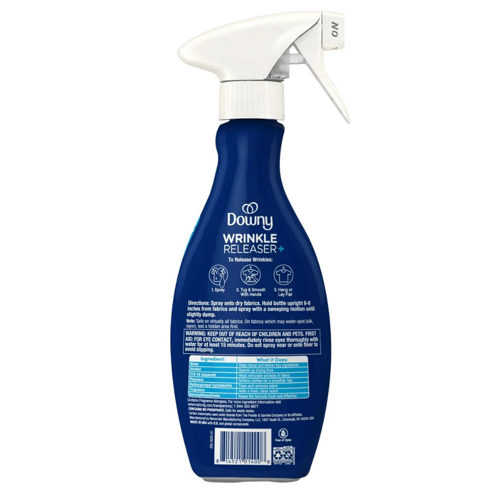Downy Alisador de Ropa Wrinkle Releaser + Aqua Rain Spray 500ml - Image 2