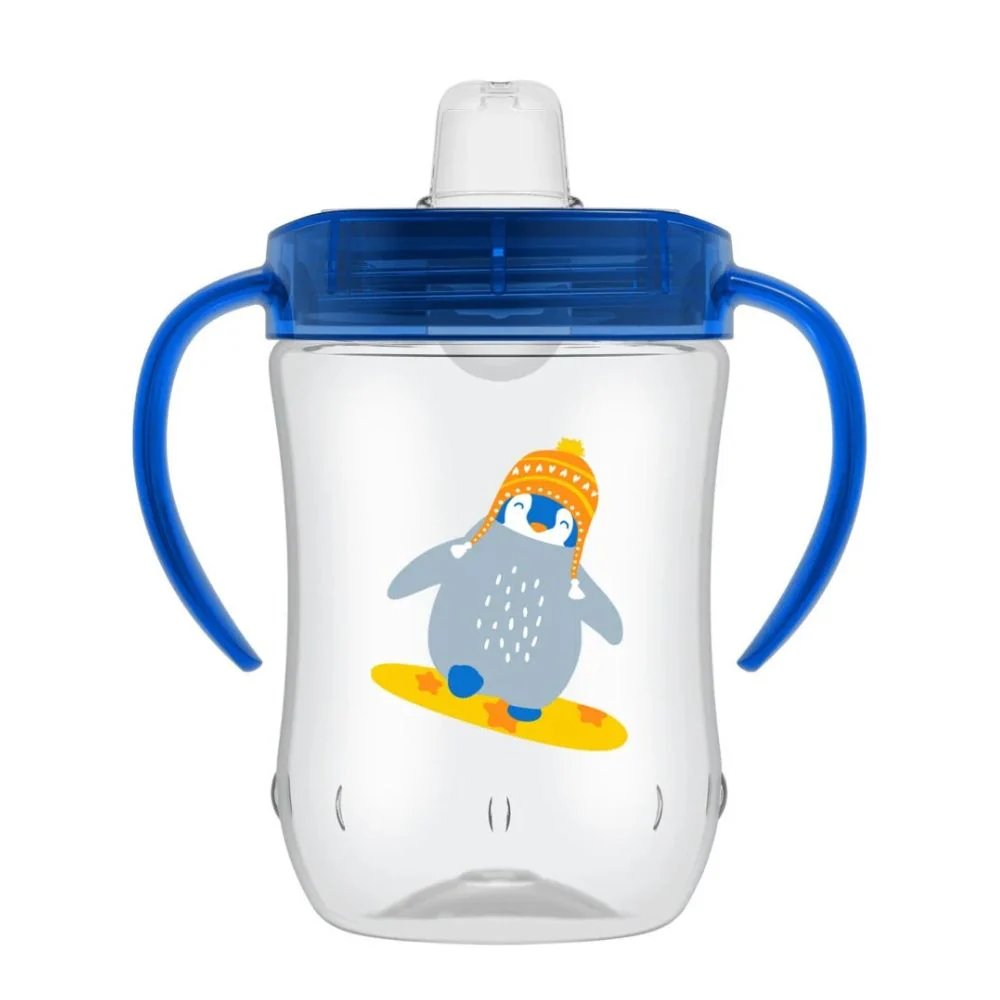 Dr.Browns Vaso De Transición Con Boquilla Suave Pingüino 270ml 9m+ - Image 2