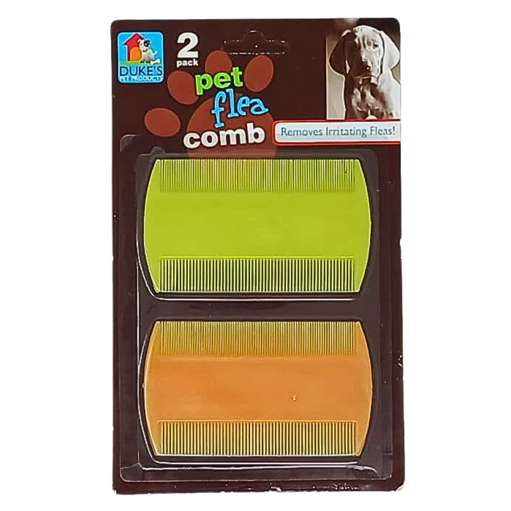 Duke's Pet Flea Comb para Perros Colores Varios 2und