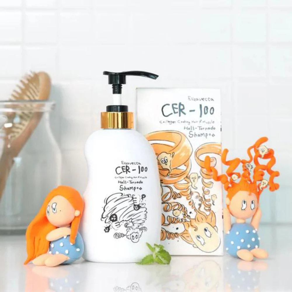 Elizavecca CER-100 Collagen Coating Hair A+ Muscle Shampoo 500ml - Image 2