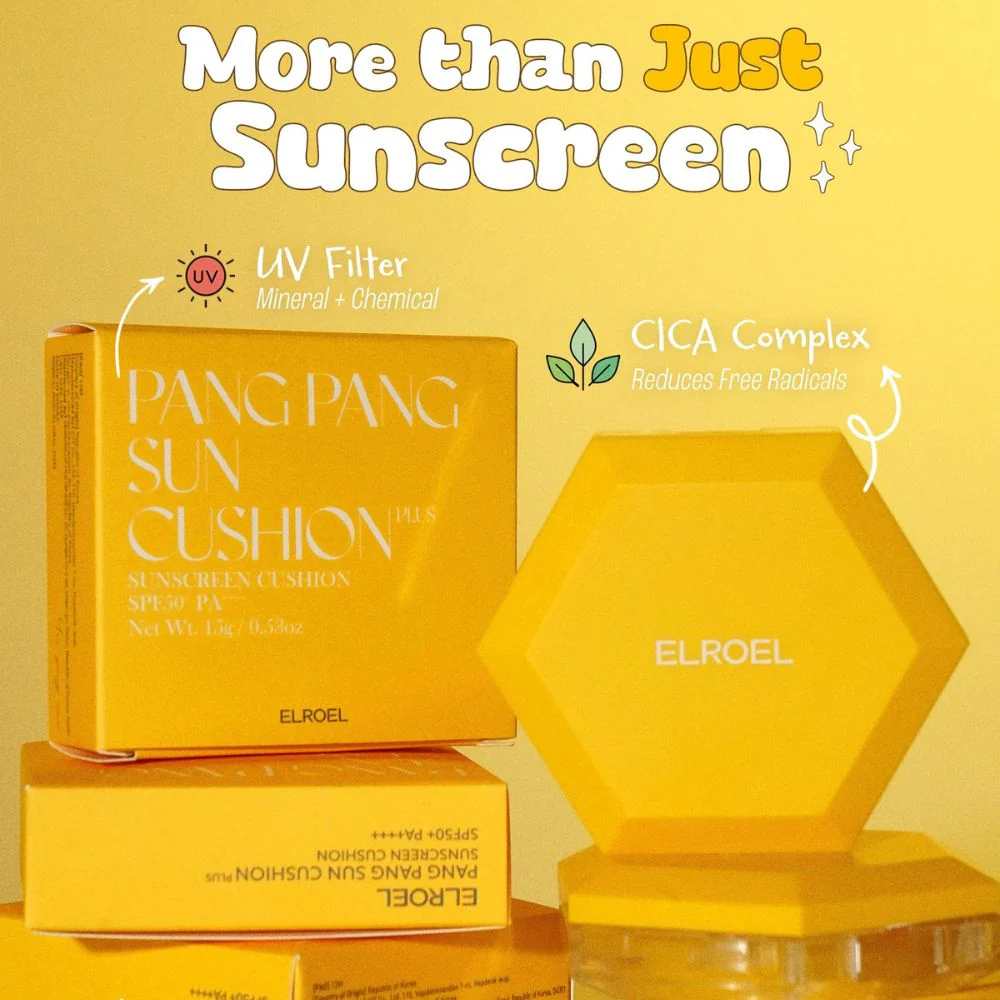Elroel Pang Pang Sun Cushion Plus Sunscreen 50SPF 15gr - Image 3