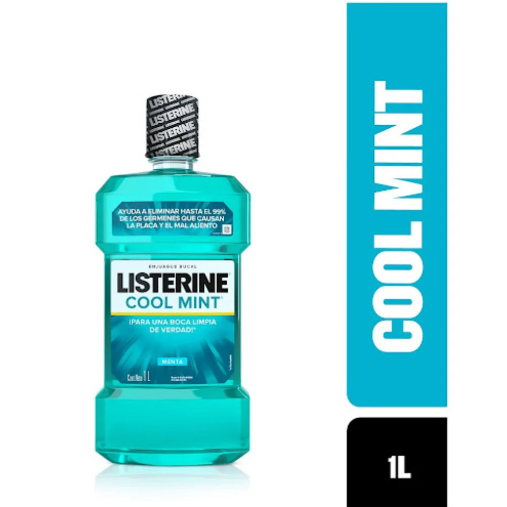 Listerine Enjuague Bucal Cool Mint 1L - Image 2
