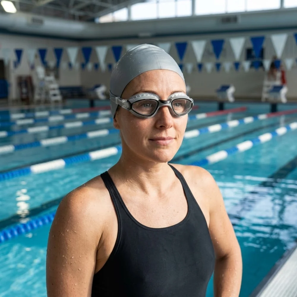 Everlast Lentes De Natación Para Adultos Focus Silver-Black