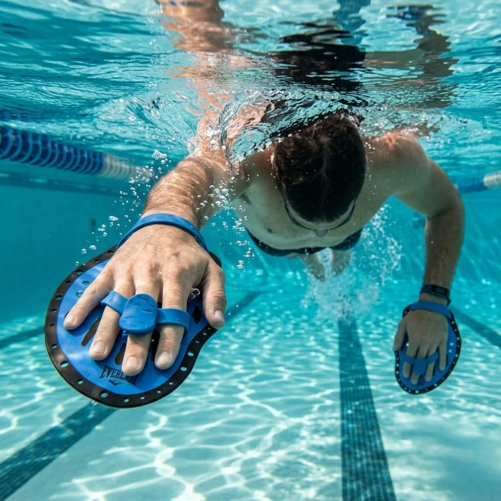 Everlast Paletas De Natación Color Blue - Image 3