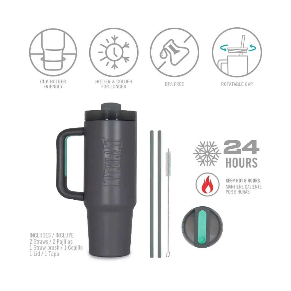 Everlast Vaso Termico Tumbler Master Color Charcoal 900ml - Image 2