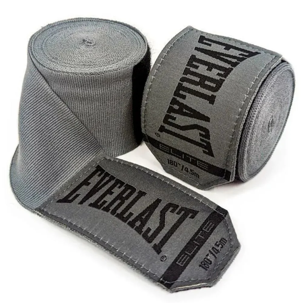 Everlast Vendas Deportivas Para Boxeo Color Gray 180" 2Und