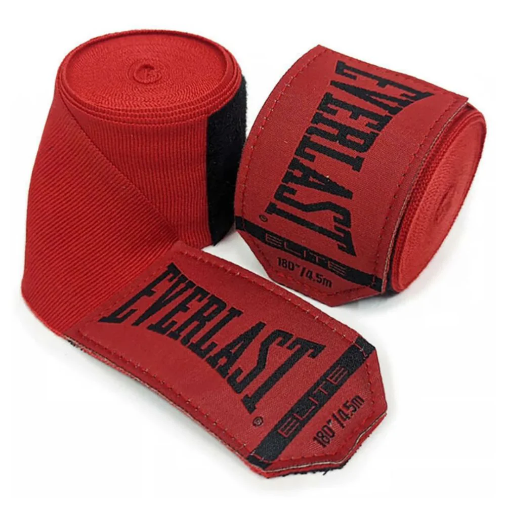 Everlast Vendas Deportivas Para Boxeo Color Red 180" 2Und