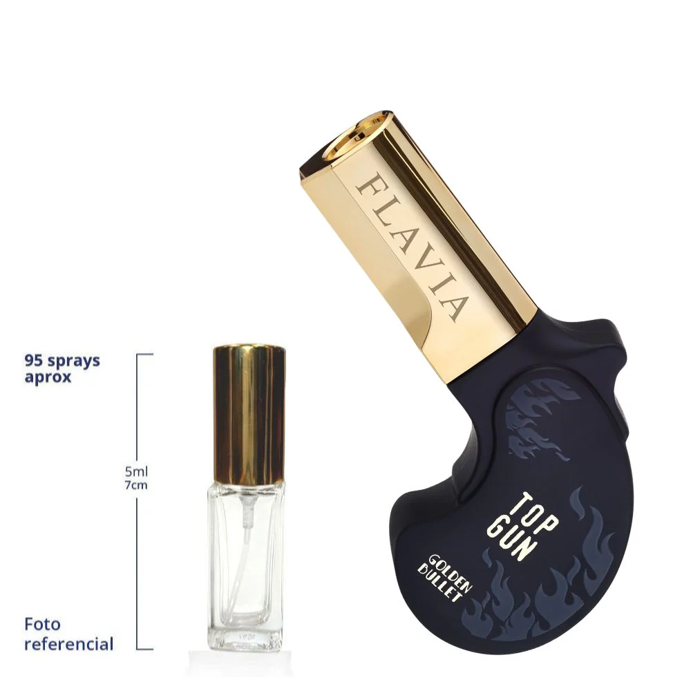 Flavia Top Gun Golden Bullet Decant Travel Size Eau De Parfum Unisex - Image 2