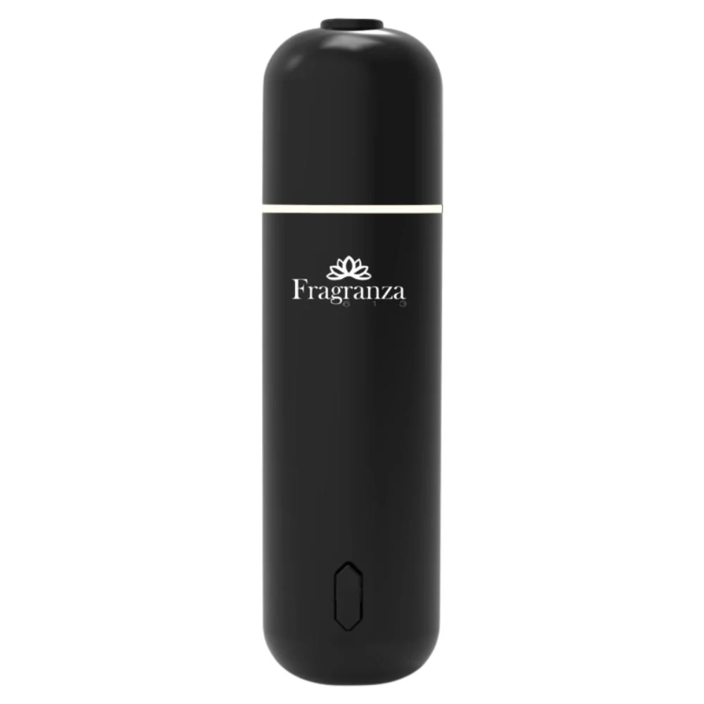 Fraganza Mini Difusor Para Auto Negro