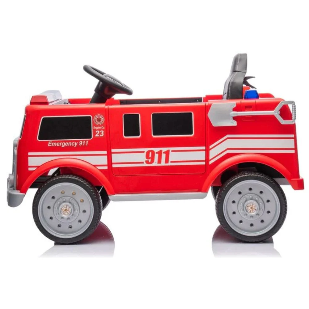 Camion de Bomberos Electrico Color Rojo - Image 6