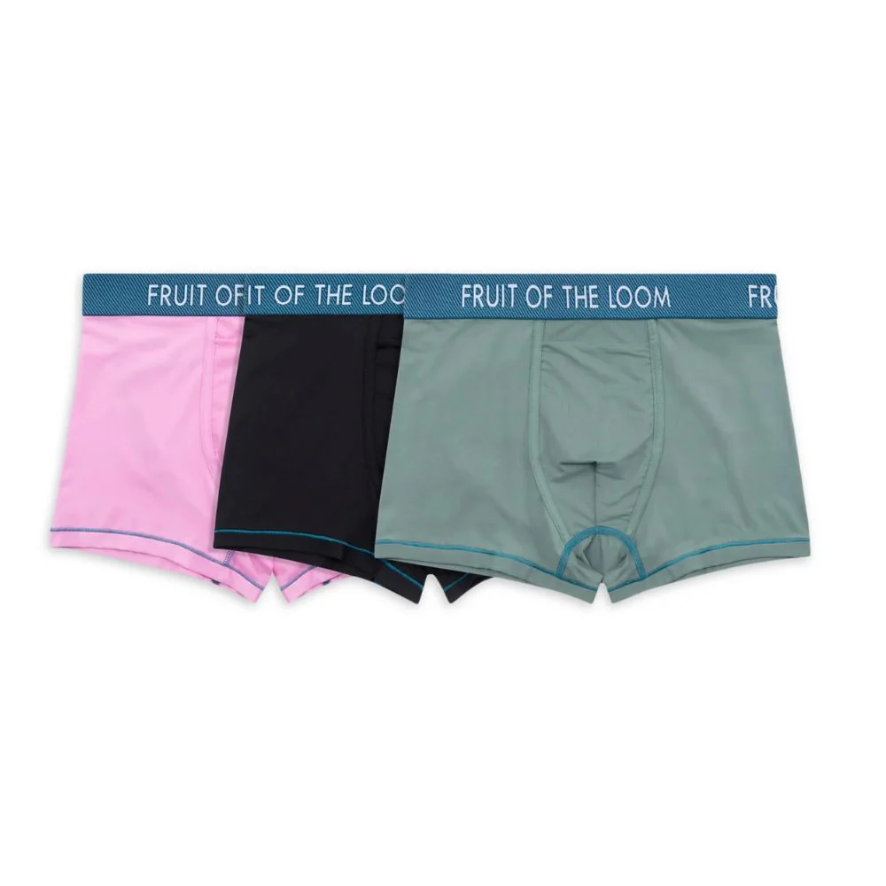 Fruit Of The Loom Boxers Trunks Getaway Colletion 3 Pack - Image 2