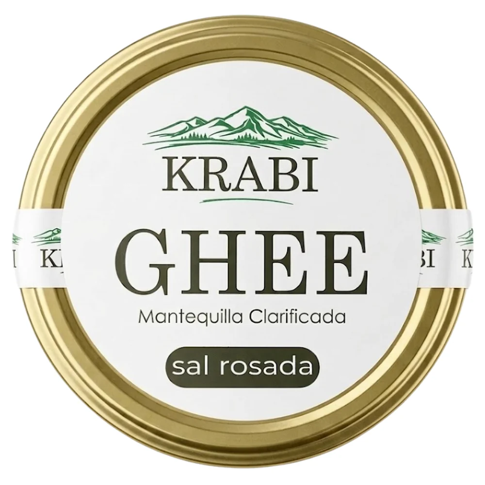 Ghee Mantequilla Clarificada Con Sal Rosada del Himalaya Krabi 400gr - Image 2