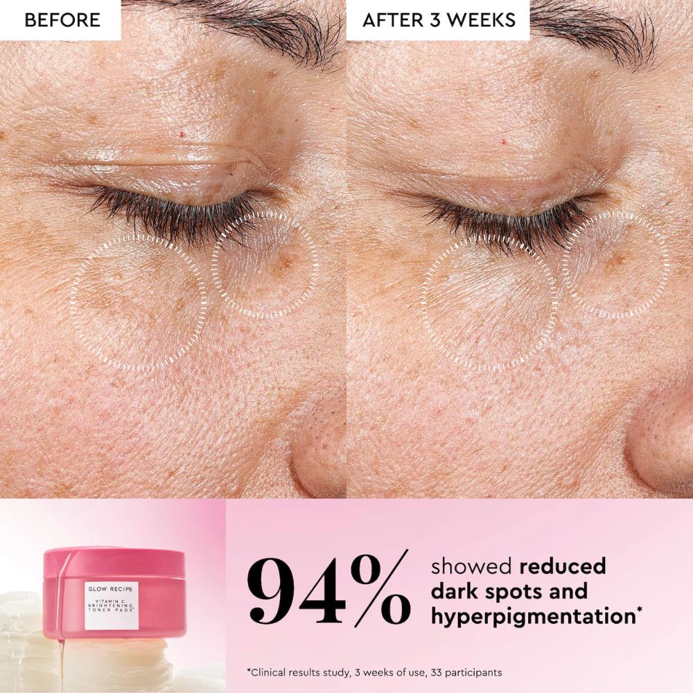 Glow Recipe Vitamin C Brightening Toner Pads 60 Pads - Image 3