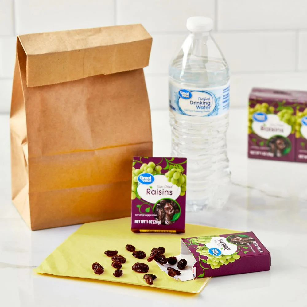 Great Value Uvas Pasas Sun Dried Raisins 28g - Image 2