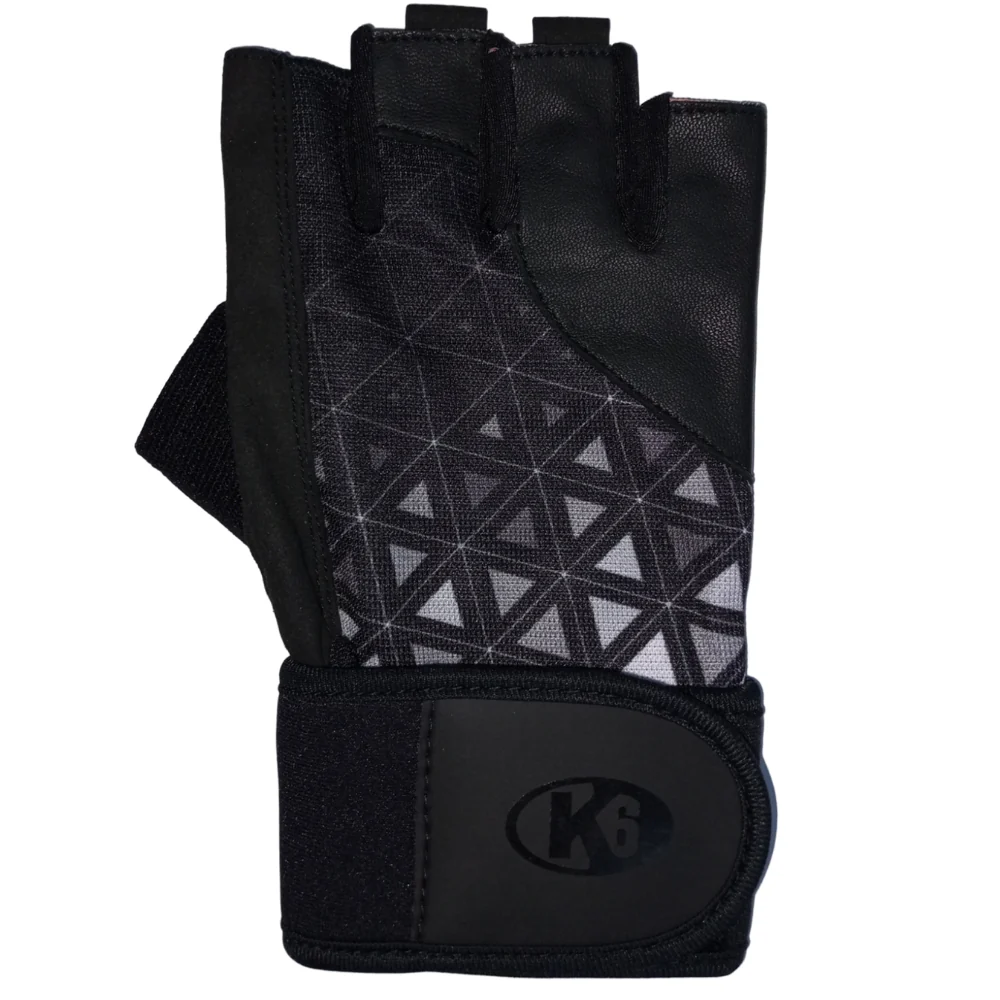 Guantes para Levantamiento De Peso K6 Oblivion Color Negro - Image 4