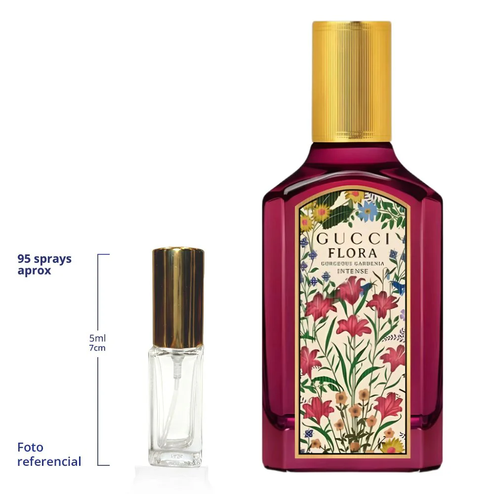 Gucci Flora Gorgeous Gardinia Intense Decant Travel Size Eau De Parfum For Woman