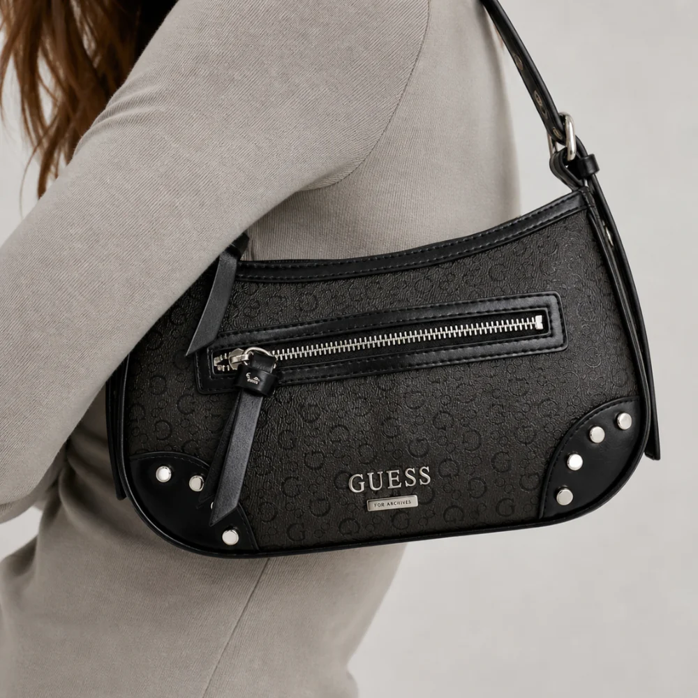 Guess Cartera Chanera Mini Coal
