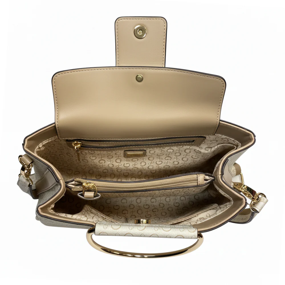 Guess Cartera Handbag Jarson Khaki - Image 5