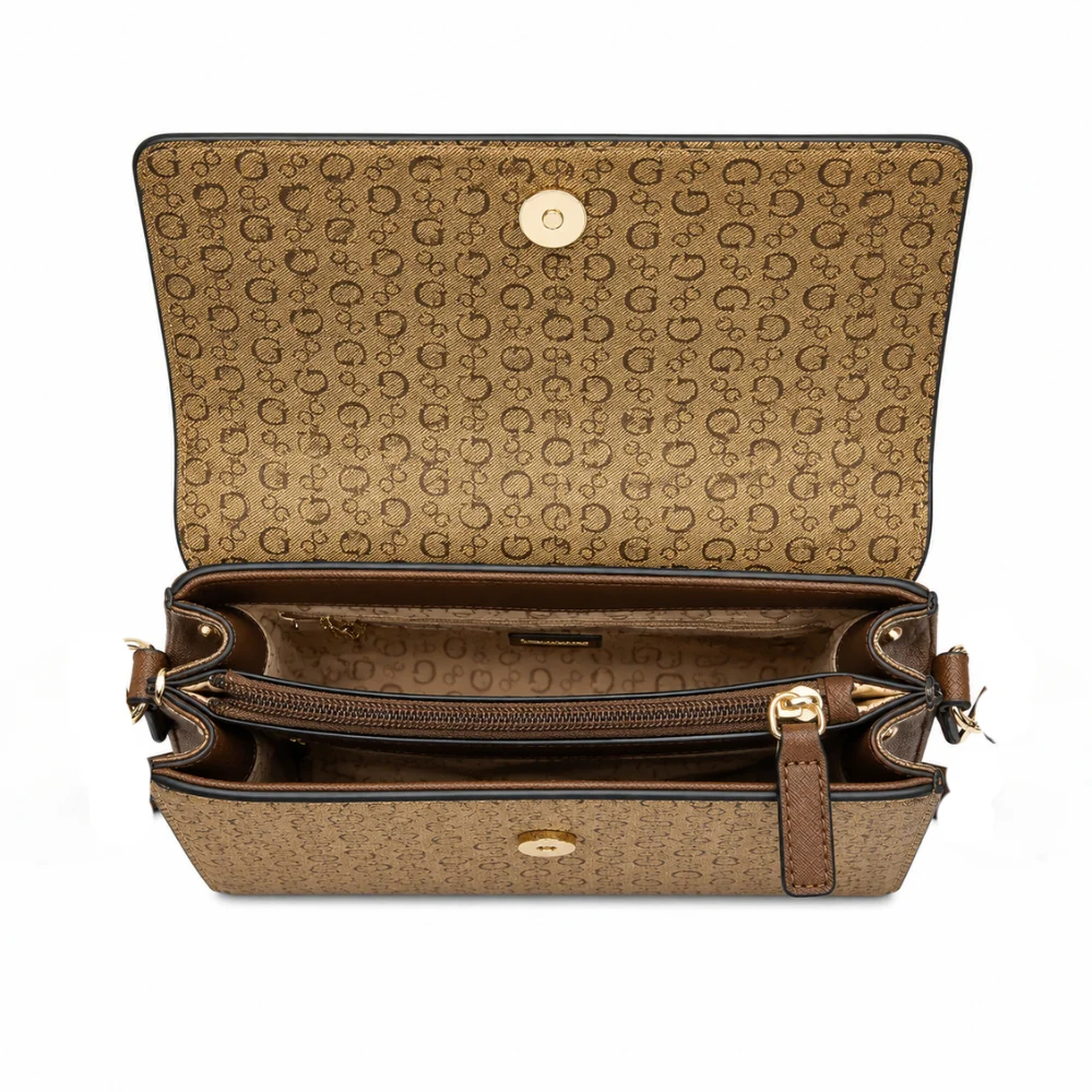 Guess Cartera Crossbody Mini Cocoa - Image 3